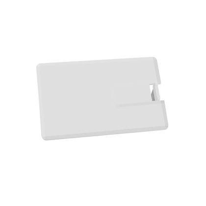 Office 1 USB флаш памет Credit Card, USB 2.0, 16 GB, без лого, бяла