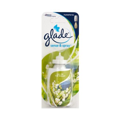 Пълнител за ароматизатор Glade Sense & Spray, момина сълза, 18 ml