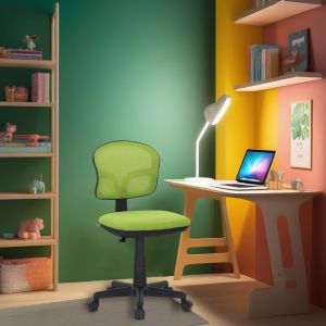 Детски стол RFG Honey Black, меш, до 100 kg, зелен