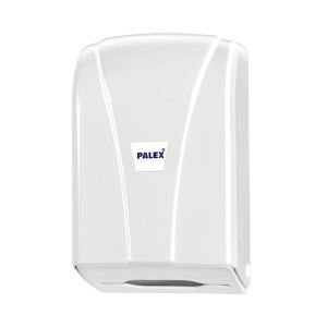 Диспенсър за тоалетна хартия Palex, на пачка, бял, 200 пачки, 13.3 x 11 x 22.5 cm