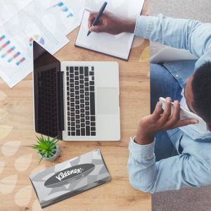 Кърпи за лице Kimberly-Clark Kleenex Standard 8835, двупластови, 21.5 х 18.6 cm, 100 броя