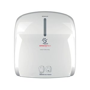 Диспенсър за кърпи за ръце Papernet, безконтактен, бял, 22.1 х 33 х 37.1 cm