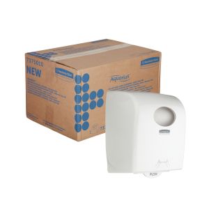 Диспенсър за кърпи за ръце Kimberly-Clark Aquarius 7375 Autocut, бял, 29.7 х 24.8 х 37.4 cm